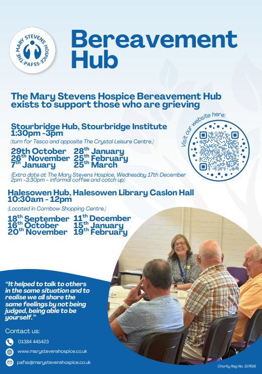 Mary Stevens Hospice - Bereavement Service